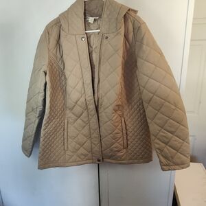 Quilted Tan Women's Jacket